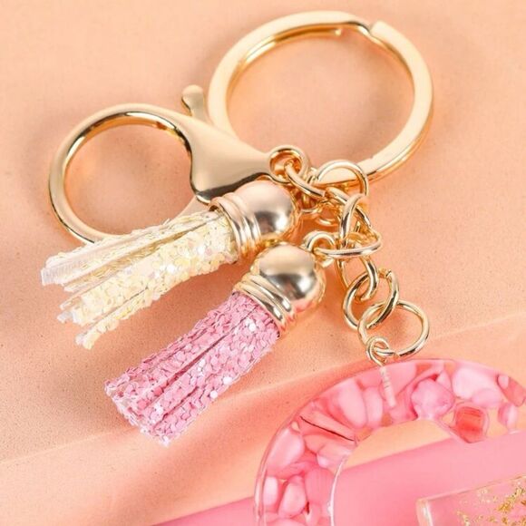 3/$25❗️Boho Letter “G” Charm keychain - Picture 3 of 3